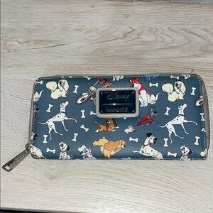 Loungefly Disney Dalmatian Blue Wallet